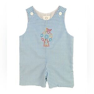 THE PROPER PEONY Baby Boy Gingham Ferris Wheel Jon Jon - 12M